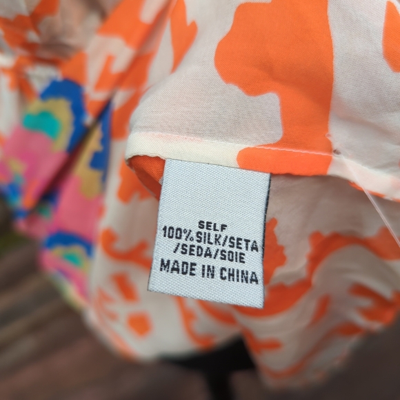 Tibi Silk Dress Beach Cover up Vacation Cruise Dress in Sz Small - Picture 15 of 16